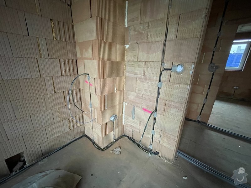 Příprava elektro rozvodů dle projektu na přání zákzníka